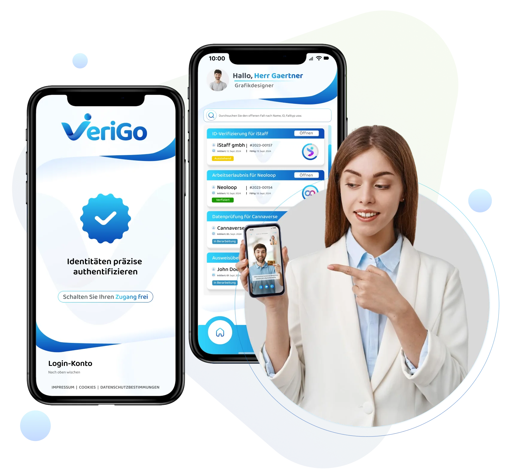 Dokumentenvalidierungs- und Mitarbeiterüberprüfungs-Apps